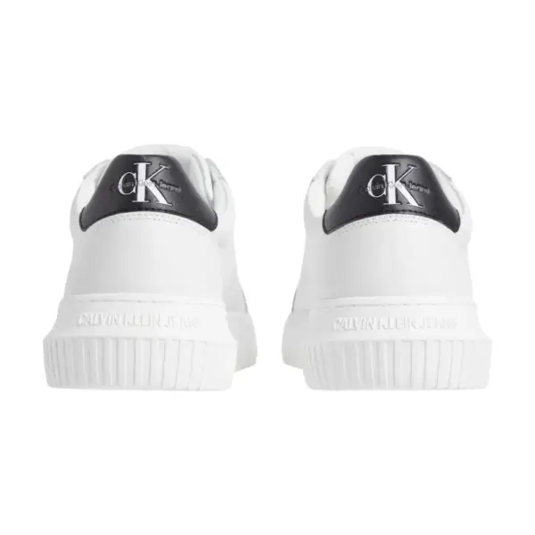 Calvin Klein - Cupsole Mono Lth Ανδρικά Chunky Sneakers YM0YM00681-0LD Λευκό YM0YM00681-0LD