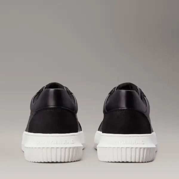Calvin Klein - Cupsole Mono Lth Ανδρικά Chunky Sneakers YM0YM01123-0GM Μαύρο YM0YM01123-0GM