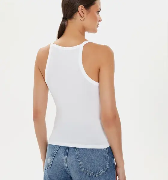 Calvin Klein - Jeans Τοπ Slim Fit J20J223623-BEH Λευκό