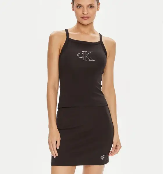 Calvin Klein - Jeans Τοπ Slim Fit J20J223623-BEH Μαύρο