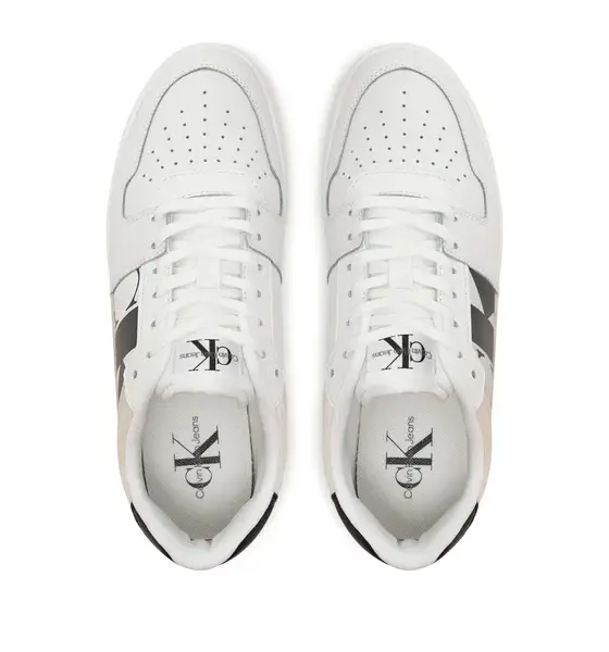Calvin Klein - Ανδρικά Sneakers Classic Cupsole Low Laceup Nbs YM0YM01002-01W Λευκό