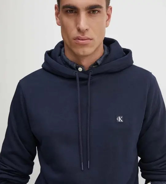 Calvin Klein - Ανδρικό Φούτερ Embro Regular Fit J30J325149-CHW Mπλε