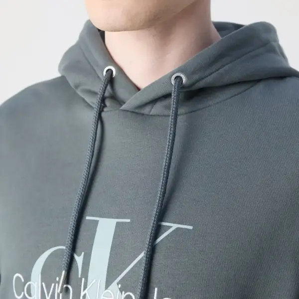 Calvin Klein - Ανδρικό Seasonal Monogram Φούτερ J30J320805-PSL Πράσινο J30J320805-PSL