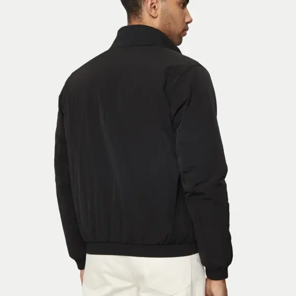 Calvin Klein - Ανδρικό Χειμωνιάτικο Μπουφάν Harrington Regular Fit J30J325592-BEH Μαύρο