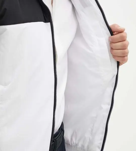 Calvin Klein - Ανδρικό Χειμωνιάτικο Μπουφάν Harrington Regular Fit J30J325592-YAF ΛευκόΜαύρο