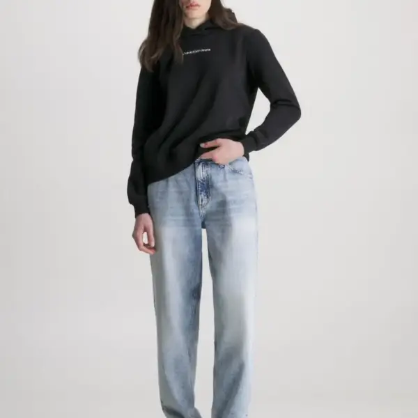 Calvin Klein - Γυναικείο Φούτερ με Κουκούλα J20J221066-BEH Μαύρο