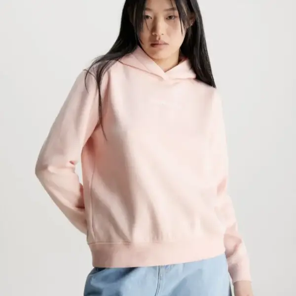Calvin Klein - Γυναικείο Φούτερ με Κουκούλα J20J221066-TLV Ροζ