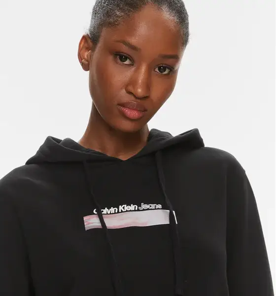Calvin Klein - Γυναικείο Φούτερ με Κουκούλα J20J223267-BEH Μαύρο