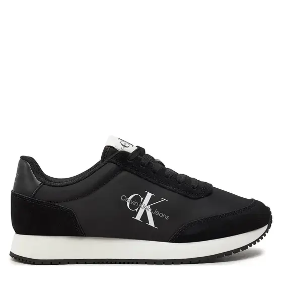 Calvin Klein – Γυναικεία SneakersRetro Runner Low Lace Ny Ml YW0YW01326-0GM Μαύρο