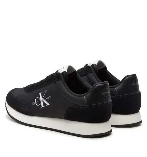 Calvin Klein – Γυναικεία SneakersRetro Runner Low Lace Ny Ml YW0YW01326-0GM Μαύρο