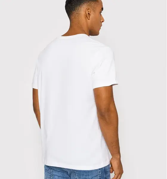 Pepe Jeans - Ανδρικό T-shirt Eggo Regular Fit PM508208-800 Λευκό PM508208-800