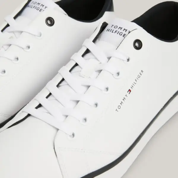 Tommy Hilfiger - Ανδρικά Sneakers Hi Vulc Core Low Leather Essential FM0FM05041-YBS Λευκό FM0FM05041-YBS