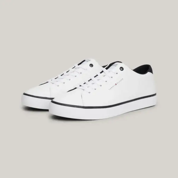 Tommy Hilfiger - Ανδρικά Sneakers Hi Vulc Core Low Leather Essential FM0FM05041-YBS Λευκό FM0FM05041-YBS