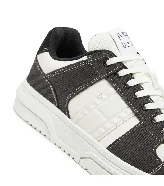 Tommy Hilfiger - Ανδρικά Sneakers The Brooklyn Mix Material EM0EM01428-BDS Μαύρο EM0EM01428-BDS