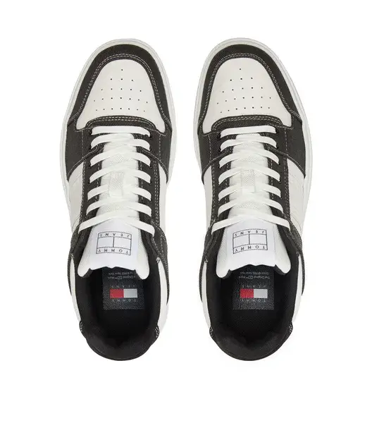 Tommy Hilfiger - Ανδρικά Sneakers The Brooklyn Mix Material EM0EM01428-BDS Μαύρο EM0EM01428-BDS
