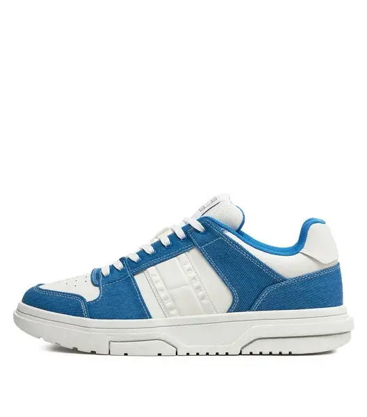 Tommy Hilfiger - Ανδρικά Sneakers The Brooklyn Mix Material EM0EM01428-C2T Μπλε EM0EM01428-C2T