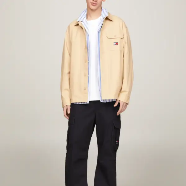 Tommy Hilfiger - Ανδρικά Sneakers Tjm Leather Low Cupsole EM0EM01374-YBL Εκρού EM0EM01374-YBL