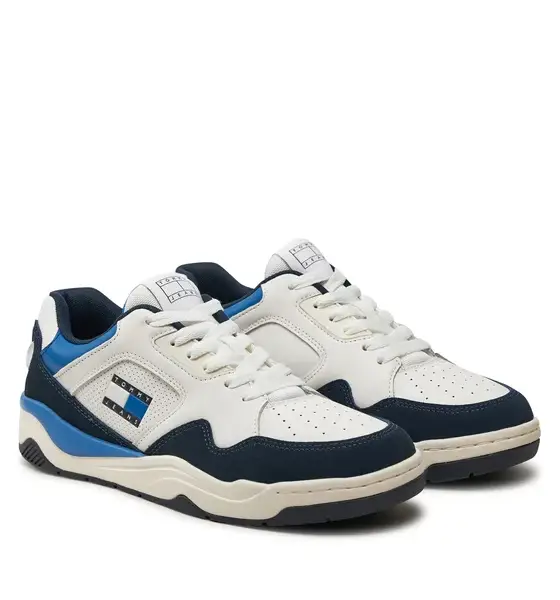 Tommy Hilfiger - Ανδρικά Sneakers Tjm New Basket Sneaker Lc EM0EM01500-C1G Μπλε EM0EM01500-C1G