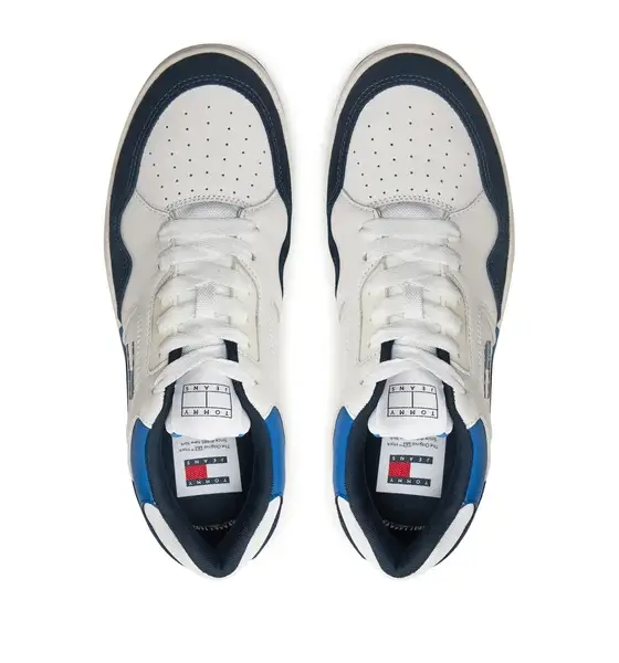 Tommy Hilfiger - Ανδρικά Sneakers Tjm New Basket Sneaker Lc EM0EM01500-C1G Μπλε EM0EM01500-C1G