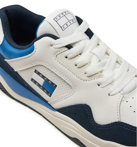 Tommy Hilfiger - Ανδρικά Sneakers Tjm New Basket Sneaker Lc EM0EM01500-C1G Μπλε EM0EM01500-C1G
