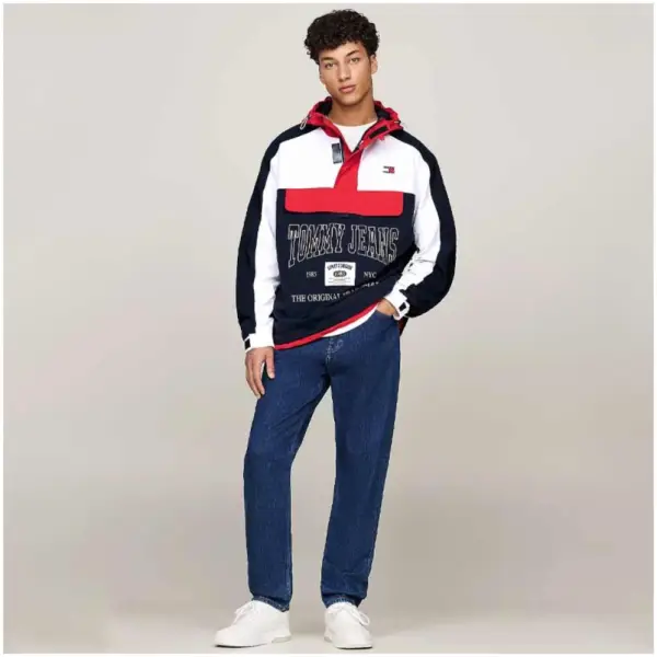 Tommy Hilfiger - Ανδρικό Light Jacket Αντιανεμικό Regular Fit DM0DM18902-C2T Μπλε