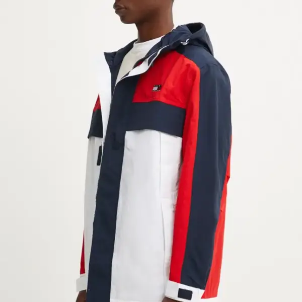 Tommy Hilfiger - Ανδρικό Μπουφάν Parka Archive Regular Fit DM0DM19477-XNL Κόκκινο DM0DM19477-XNL
