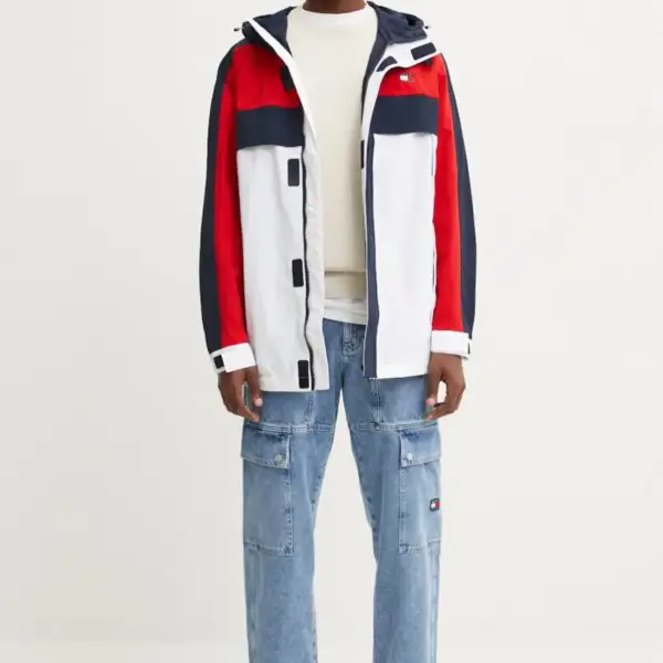 Tommy Hilfiger - Ανδρικό Μπουφάν Parka Archive Regular Fit DM0DM19477-XNL Κόκκινο