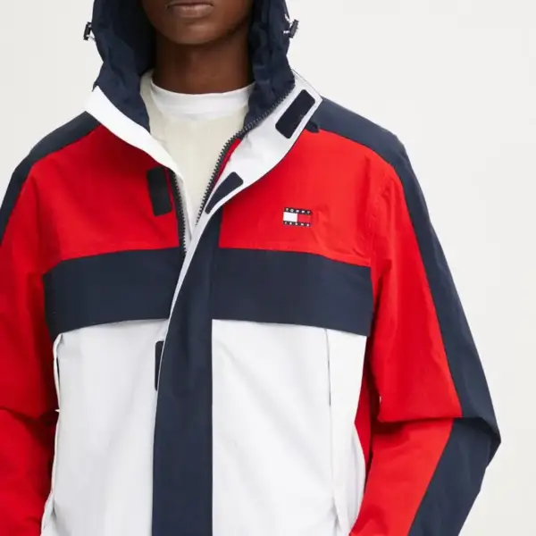 Tommy Hilfiger - Ανδρικό Μπουφάν Parka Archive Regular Fit DM0DM19477-XNL Κόκκινο DM0DM19477-XNL