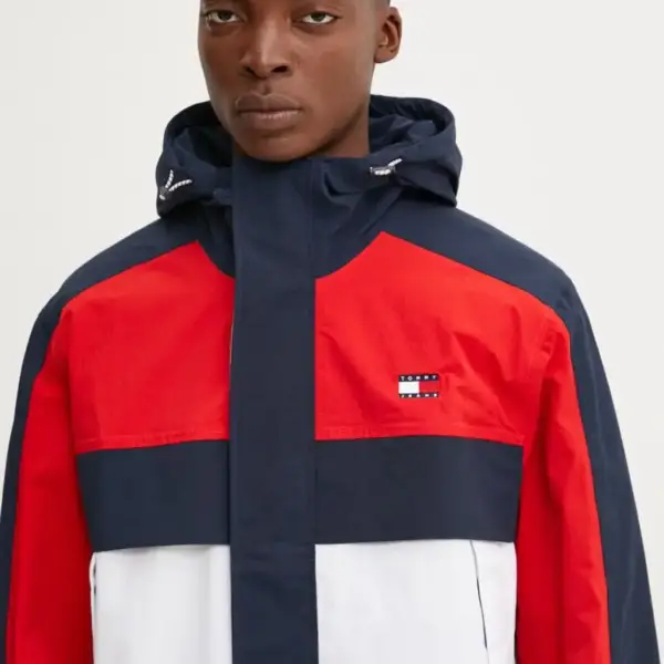 Tommy Hilfiger - Ανδρικό Μπουφάν Parka Archive Regular Fit DM0DM19477-XNL Κόκκινο DM0DM19477-XNL