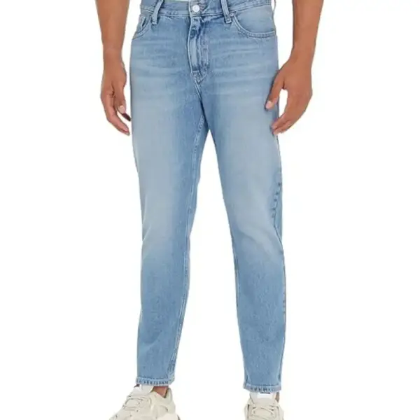 Tommy Hilfiger - Ανδρικό Παντελόνι Τζιν Ελαστικό Dad Tapered Regular Fit DM0DM20200-1AB Μπλε