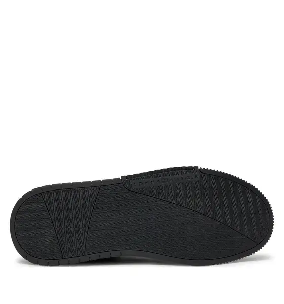 Tommy Hilfiger – Ανδρικά Sneakers Supercup Lth Seasonal FM0FM05129-BDS Μαύρο