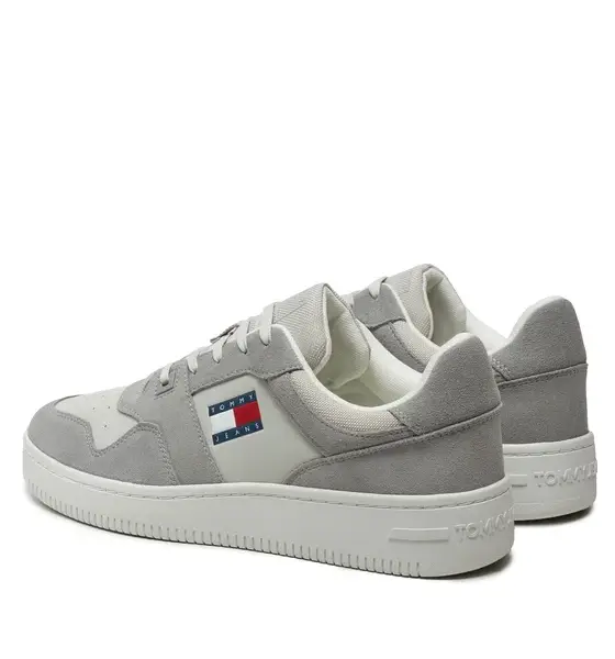 Tommy Hilfiger – Ανδρικά Sneakers Tjm Basket Leather EM0EM01440-PRZ Γκρι