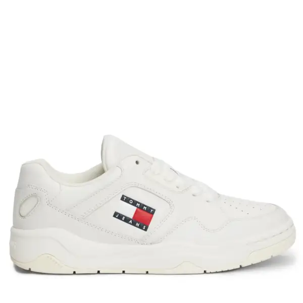 Tommy Hilfiger – Δερμάτινα Γυναικεία Sneakers Tjw New Basket Sneaker Lc EN0EN02524F-YBL Εκρού