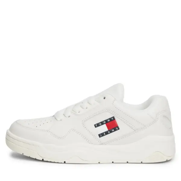 Tommy Hilfiger – Δερμάτινα Γυναικεία Sneakers Tjw New Basket Sneaker Lc EN0EN02524F-YBL Εκρού