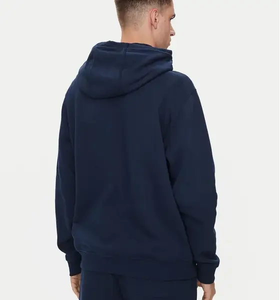 Τommy Ηilfiger - Ανδρικό Φούτερ Με Κουκούλα Flag Regular Fit DM0DM20497-C1G Μπλε Ναυτικό DM0DM20497-C1G