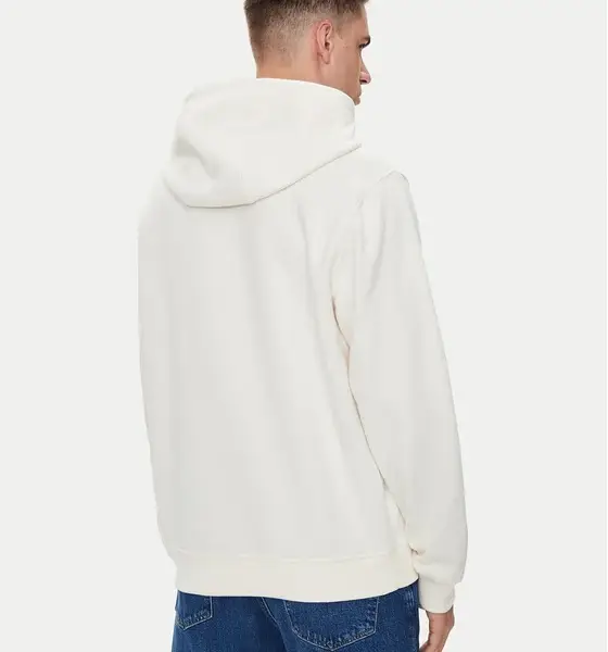 Τommy Ηilfiger - Ανδρικό Φούτερ Με Κουκούλα Flag Regular Fit DM0DM20497-YBH Εκρού DM0DM20497-YBH