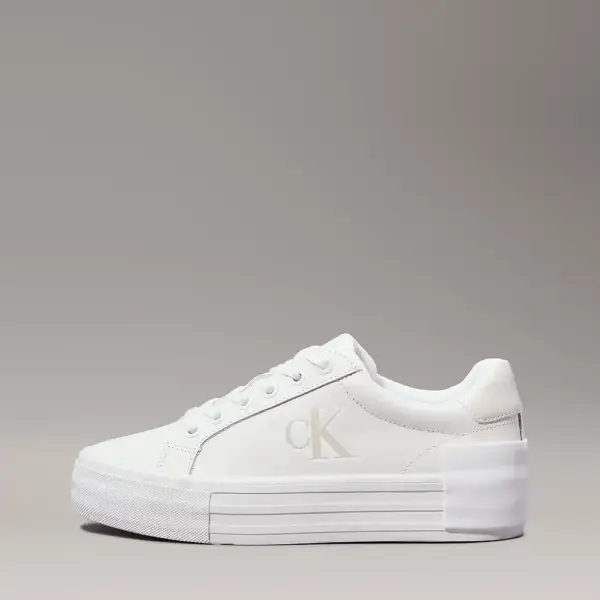 Calvin Klein – Γυναικεία Sneakers Vulc Flatform YW0YW01613-0LA Λευκό YW0YW01613-0LA