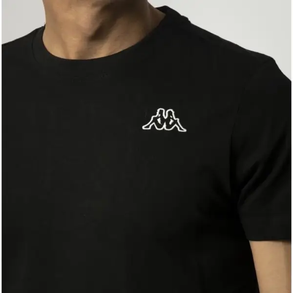 Kappa - Ανδρικό T-shirt Logo Korpo Cafers Slim Fit 304J150-005 Μαύρο