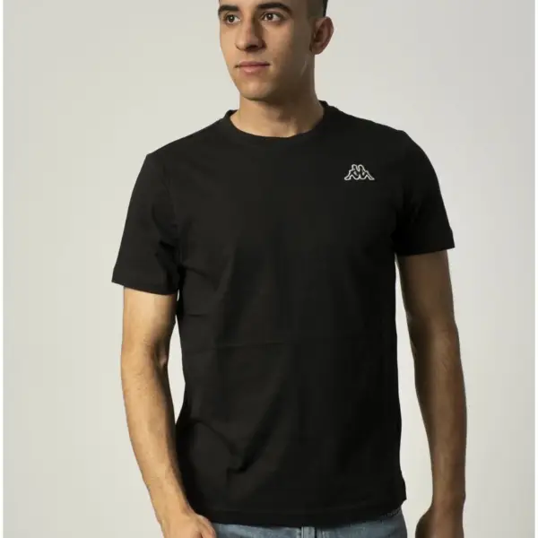 Kappa - Ανδρικό T-shirt Logo Korpo Cafers Slim Fit 304J150-005 Μαύρο