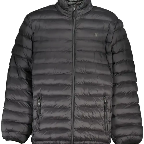 U.S.Grand Polo - Ανδρικό Χειμωνιάτικο Μπουφάν Puffer slim fit OUSG270-Black Μαύρο