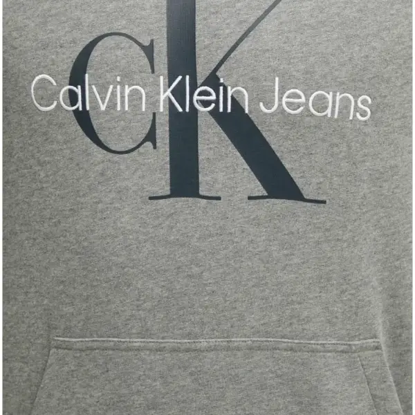 Calvin Klein - Ανδρικό Seasonal Monogram Φούτερ J30J320805-P41 Γκρι