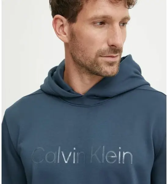 Calvin Klein - Ανδρικό Φούτερ Performance Regular Fit 00GMF4W302-PPK Μπλε