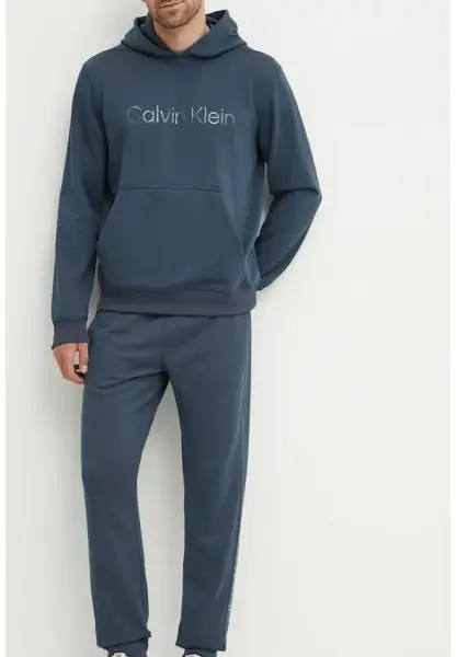 Calvin Klein - Ανδρικό Φούτερ Performance Regular Fit 00GMF4W302-PPK Μπλε