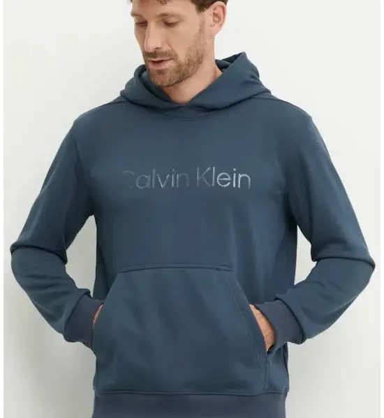 Calvin Klein - Ανδρικό Φούτερ Performance Regular Fit 00GMF4W302-PPK Μπλε