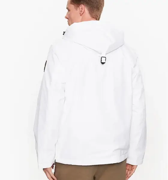 Napapijri - Anorak Rainforest Winter 3 Ανδρικό Αδιάβροχο Χειμωνιάτικο Μπουφάν NP0A4GMC-002 Λευκό NP0A4GMC-002