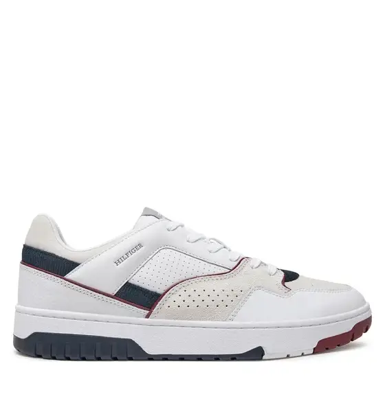Tommy Hilfiger - Ανδρικά Sneakers Th Basket Modern Street Lth FM0FM05211-YBS Λευκό