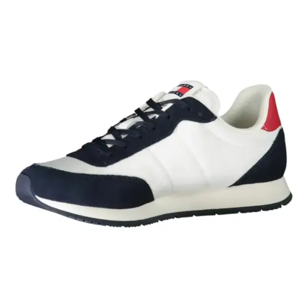 Tommy Hilfiger - Ανδρικά Sneakers Tjm Runner Casual Ess EM0EM01351-XLC Λευκό/Μπλε EM0EM01351-XLC