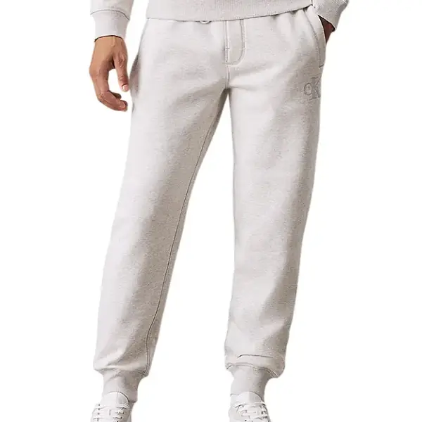 Calvin Klein - Fleece Monogram Παντελόνι Φόρμας J30J325658-P6G Γκρι