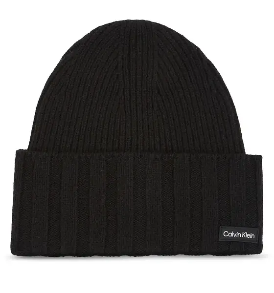 Calvin Klein - Ανδρικός Σκούφος Elevated Rib Beanie K50K510985-BAX Μαύρο