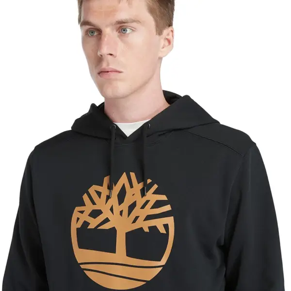 Timberland - Ανδρικό Φούτερ με Κουκούλα Kennebec River Tree regular fit TB0A2BJH-P56 Μαύρο